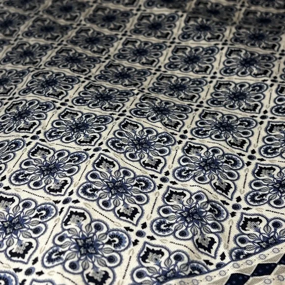 NWT Max Studio Navy and White Maxi Skirt - Size large - Picture 5 of 7